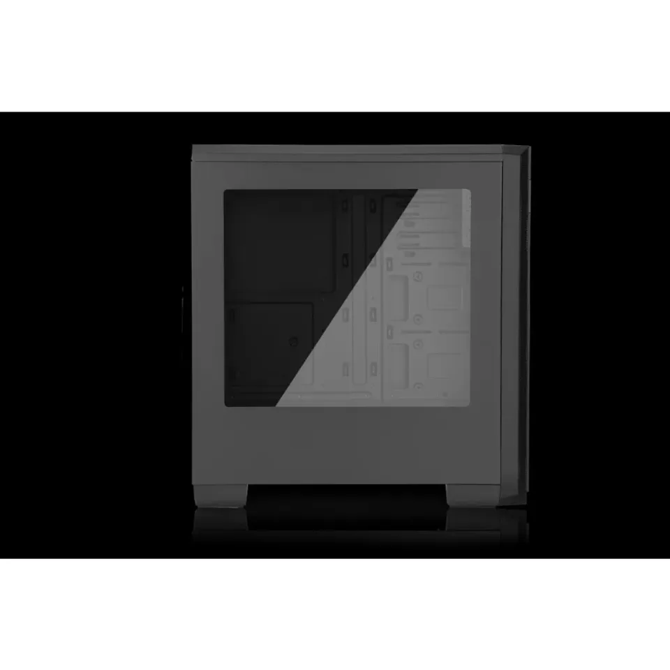 EVOLVEO T3, case ATX, 2x USB2.0 / 1x USB3.0 , 3x 120mm (modrý), černý s modrým p