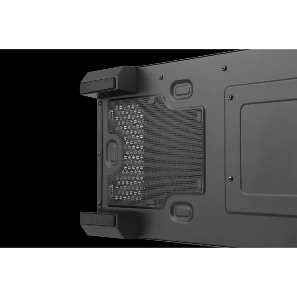 EVOLVEO T3, case ATX, 2x USB2.0 / 1x USB3.0 , 3x 120mm (modrý), černý s modrým p