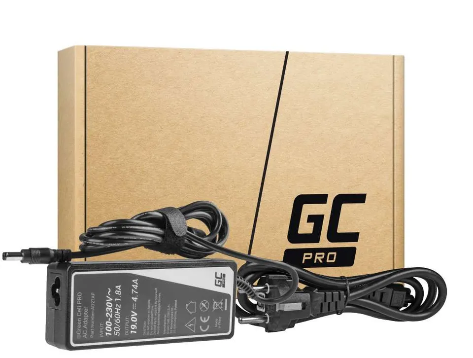 Green Cell PRO Charger / AC Adapter 19V 4.74A 90W for Asus A52 K50IJ K52 K52F K5