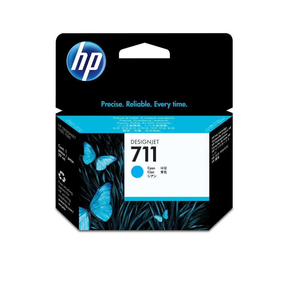 HP CZ130A náplň č.711 azurová malá 29ml (cyan, pro DesignJet T120, T130, T520)