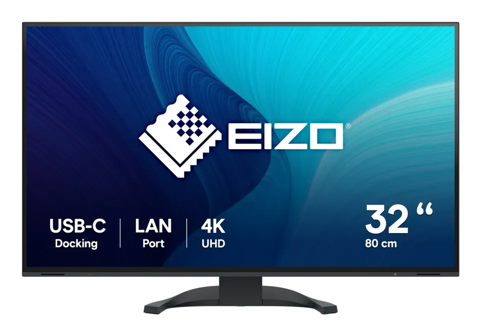 EIZO 31,5" EV3240X-BK, IPS, 3840 x 2160 (4K UHD), 350 cd/m2, 2000:1, 5ms, USB-C,