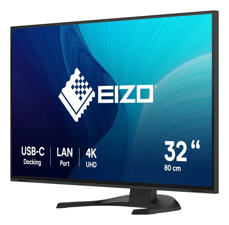 EIZO 31,5" EV3240X-BK, IPS, 3840 x 2160 (4K UHD), 350 cd/m2, 2000:1, 5ms, USB-C,