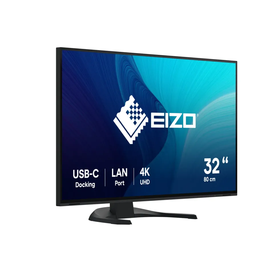 EIZO 31,5" EV3240X-BK, IPS, 3840 x 2160 (4K UHD), 350 cd/m2, 2000:1, 5ms, USB-C,
