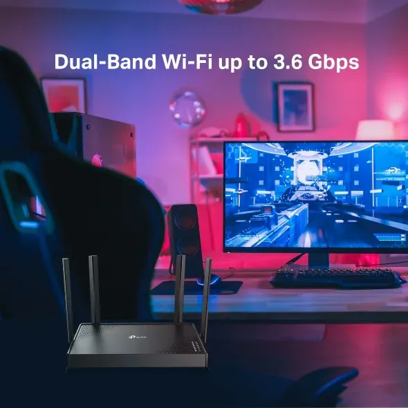TP-Link Archer BE220 - Dvoupásmový Wi-Fi 7 router BE3600