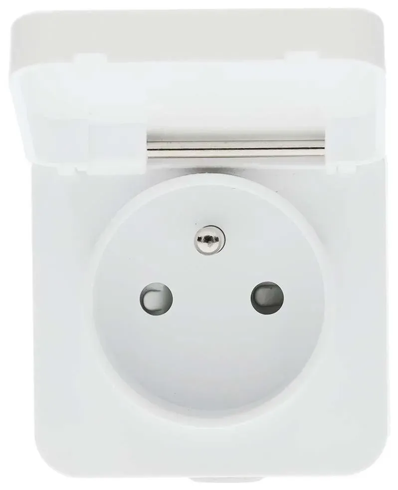Nedis ZBPO130EWT - Zigbee 3.0 Chytrá Zásuvka | IP44 | Typ E (CEE 7/6)| 0 - 55 °C