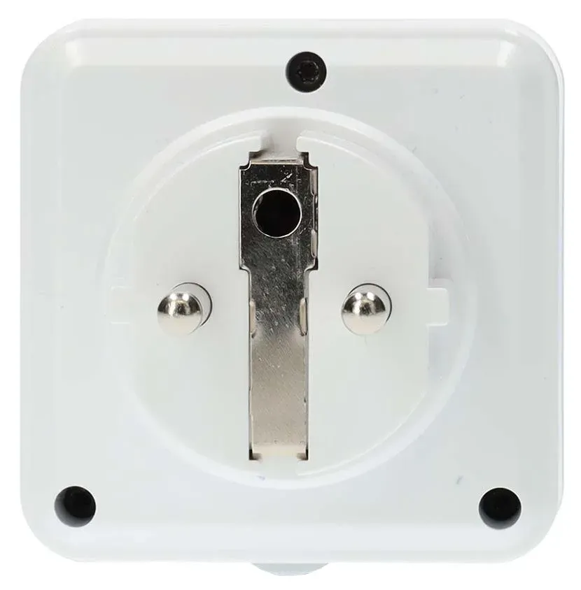 Nedis ZBPO130EWT - Zigbee 3.0 Chytrá Zásuvka | IP44 | Typ E (CEE 7/6)| 0 - 55 °C