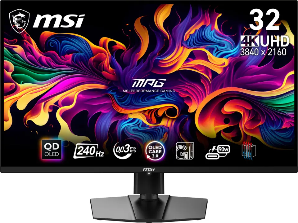 MSI MPG/321URX/31,5"/QD-OLED/4K UHD/240Hz/0,03ms/Černá/3R