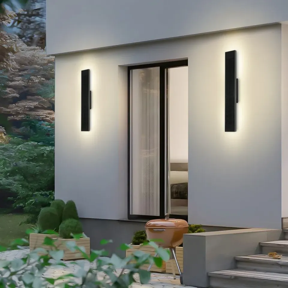 IMMAX SUN LUXURY venkovní solární LED osvětlení nástěnné 60cm, IP44