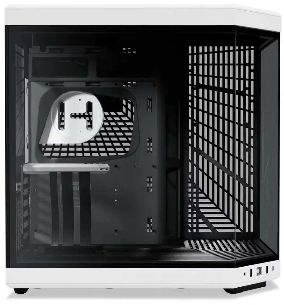 HYTE skříň Y70 Panda / levé a přední sklo / Riser PCIe 4.0 / bez zdroje / 1x USB-C / 2x USB-A