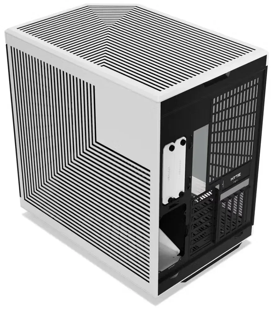 HYTE skříň Y70 Panda / levé a přední sklo / Riser PCIe 4.0 / bez zdroje / 1x USB-C / 2x USB-A