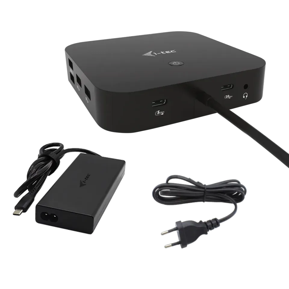 i-tec USB-C HDMI DP Docking Station with Power Delivery 100 W + i-tec Universal