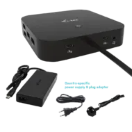 i-tec USB-C HDMI DP Docking Station with Power Delivery 100 W + i-tec Universal