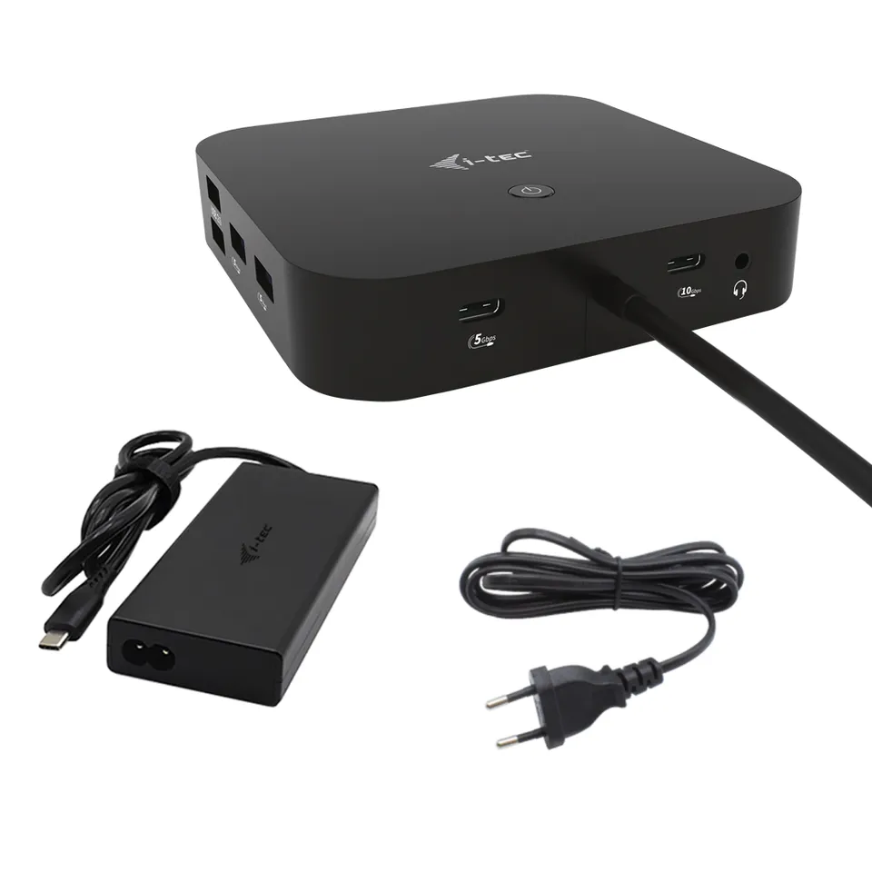 i-tec USB-C HDMI DP Docking Station with Power Delivery 100 W + i-tec Universal