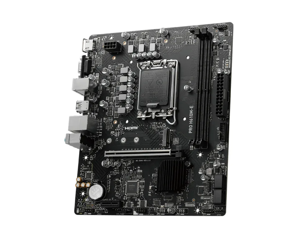 MSI PRO H610M-E, 1700, Intel H610, 2xDDR5, mATX