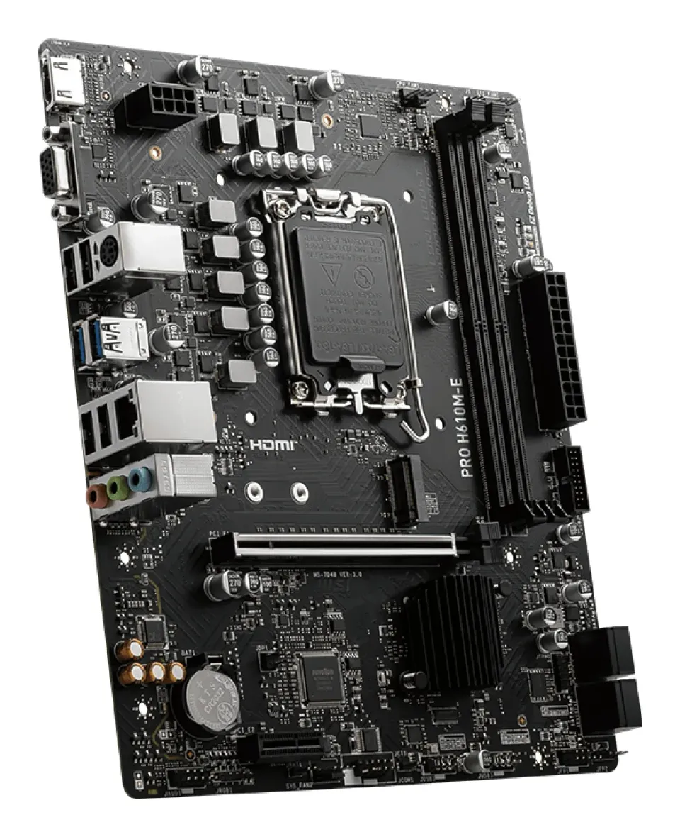 MSI PRO H610M-E, 1700, Intel H610, 2xDDR5, mATX