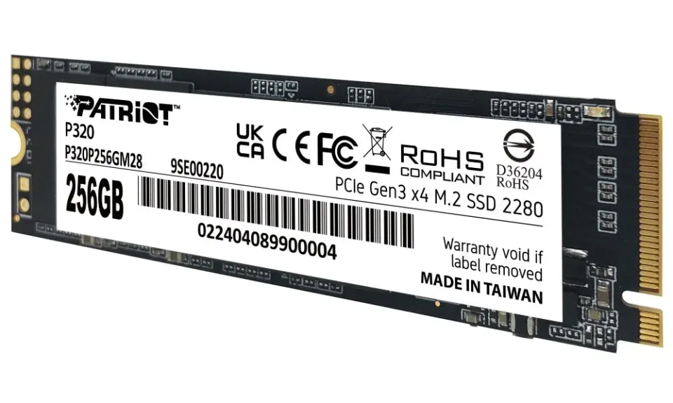 PATRIOT P320/256GB/SSD/M.2 NVMe/5R