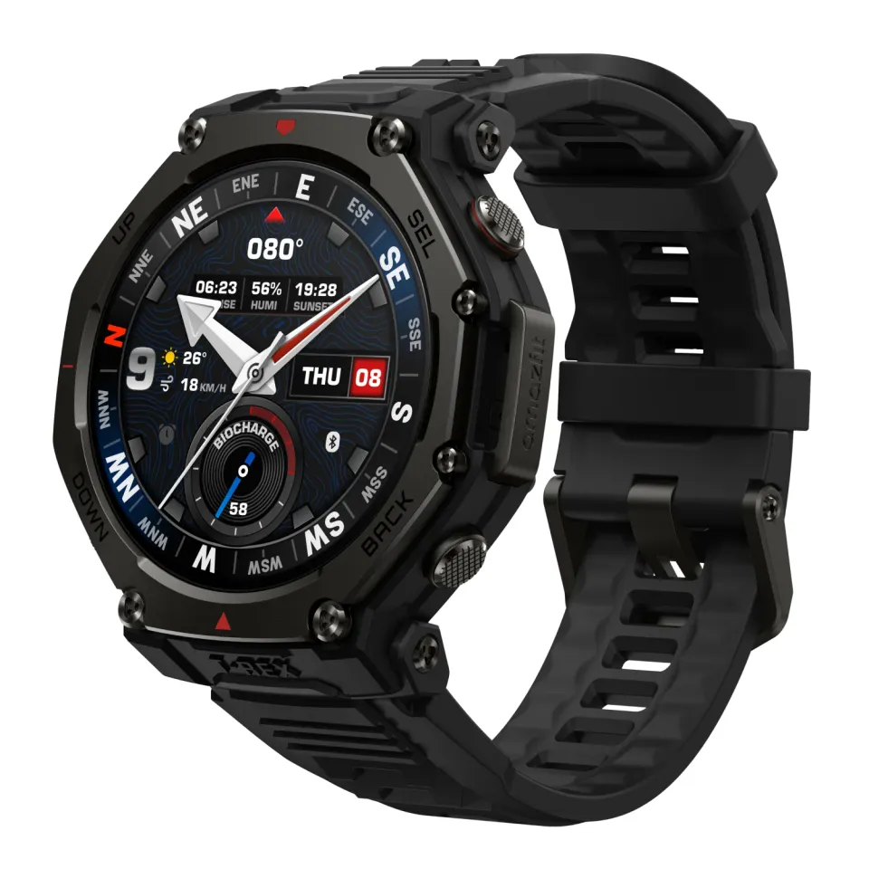 Amazfit T-Rex 3 Pro/44/Sport Band/Black