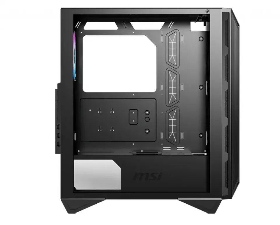 MSI skříň MPG GUNGNIR 111R/ bez zdroje/ levé temperované sklo/ 4x 120 mm ARGB fan/ 1x USB-C/ 2x USB3.2/ černá