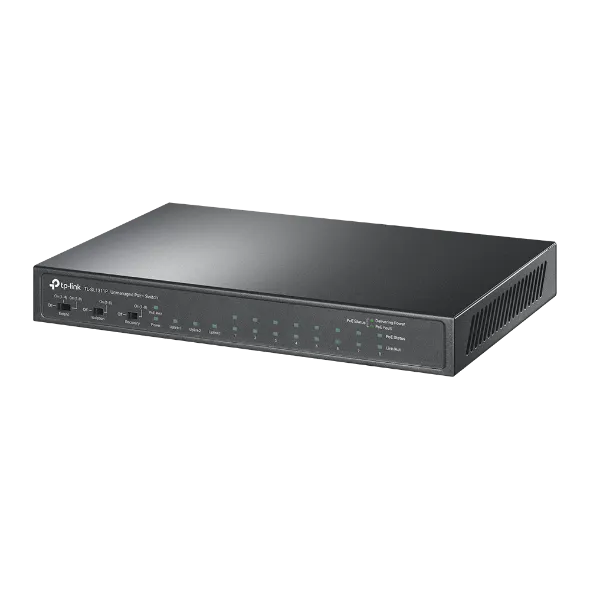 TP-Link Switch TL-SL1311P 8x LAN/PoE+, 2x GLAN, 1x SFP , 65W