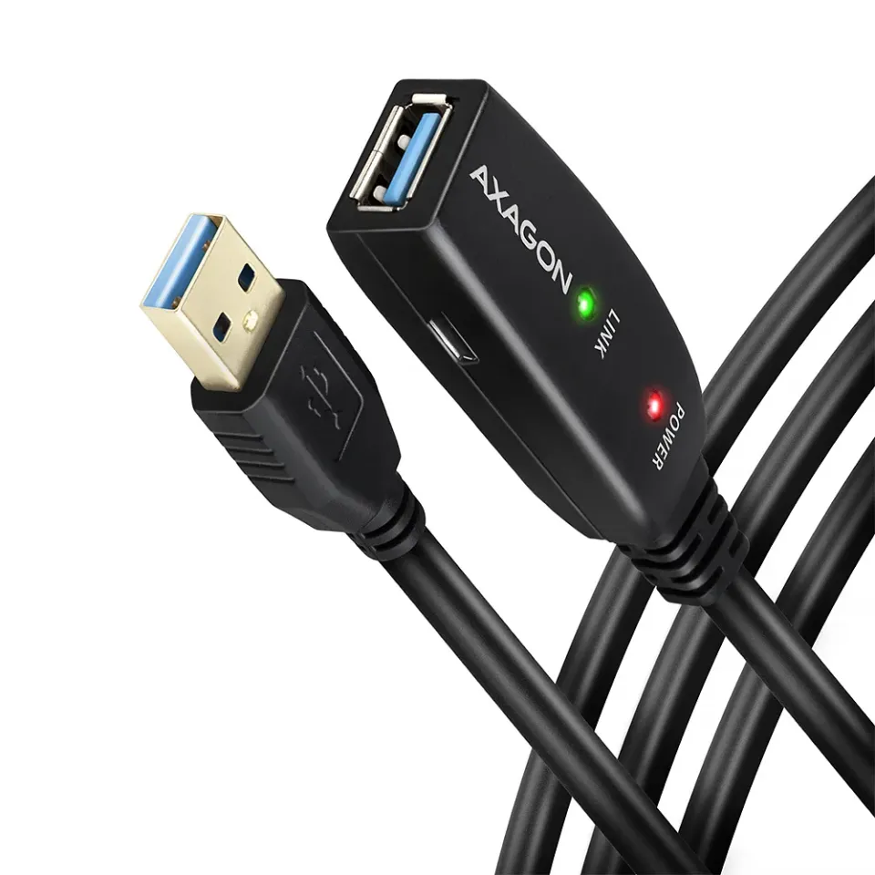 AXAGON ADR-310, USB3.2 aktivní prodlužovací / repeater kabel, 10m