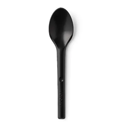 REFORK - Lžička z přírodního materiálu, black, 40ks
