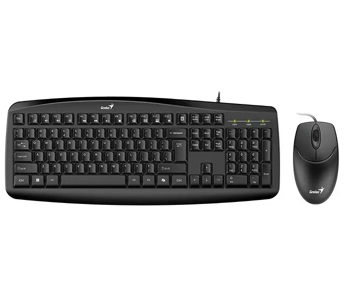 GENIUS Smart KM-200/ Drátový set/ Copilot/ USB/ černá/ CZ+SK layout
