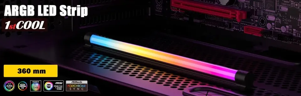 1stCOOL pásek STRIP2-AURA-EVO 30cm (LED pásek do CASE)