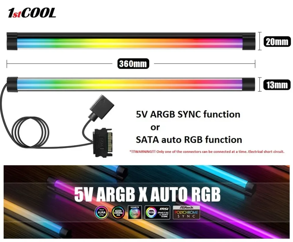 1stCOOL pásek STRIP2-AURA-EVO 30cm (LED pásek do CASE)