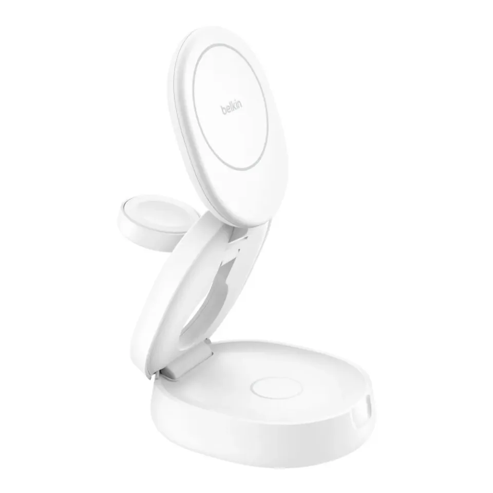 Belkin BOOST CHARGE Qi2 15W 3v1 Magnetická skládací nabíječka pro iPhone/Apple W (WIZ034kqBK)