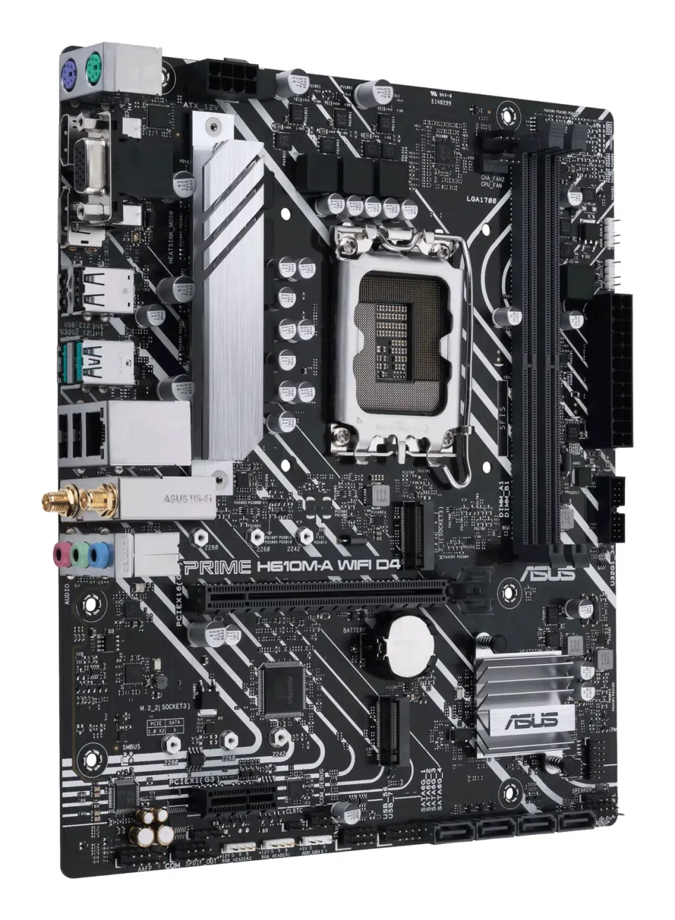 ASUS MB PRIME H610M-A WIFI D4 soc 1700 H610 DDR4 mATX M.2 HDMI D-Sub DP