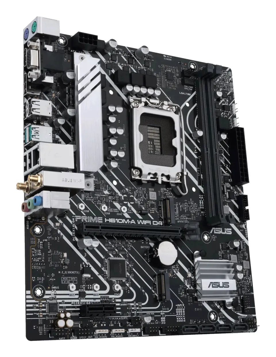 ASUS MB PRIME H610M-A WIFI D4 soc 1700 H610 DDR4 mATX M.2 HDMI D-Sub DP