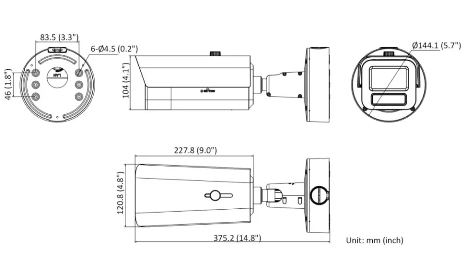 Hikvision iDS-2CD7A45G0/P-IZHSY(4.7-118mm) - 4MPix IP Bullet kamera; 25x zoom, IR 200m, WDR 140dB,IP67,IK10, SPZ, heater