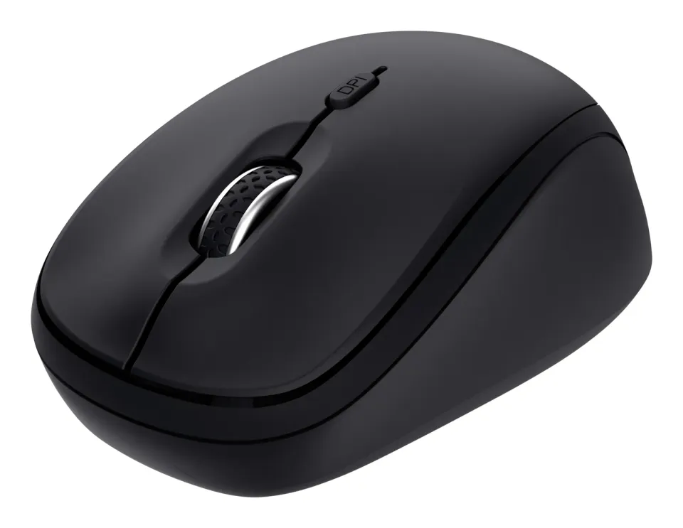 TRUST YVI+ MULTI-DEVICE WIRELESS MOUSE BLACK