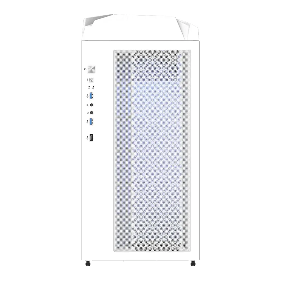GIGABYTE case GB-C301GW V2, Mid tower, Průhledná bočnice, 4x 120mm ARGB Fan, bílá