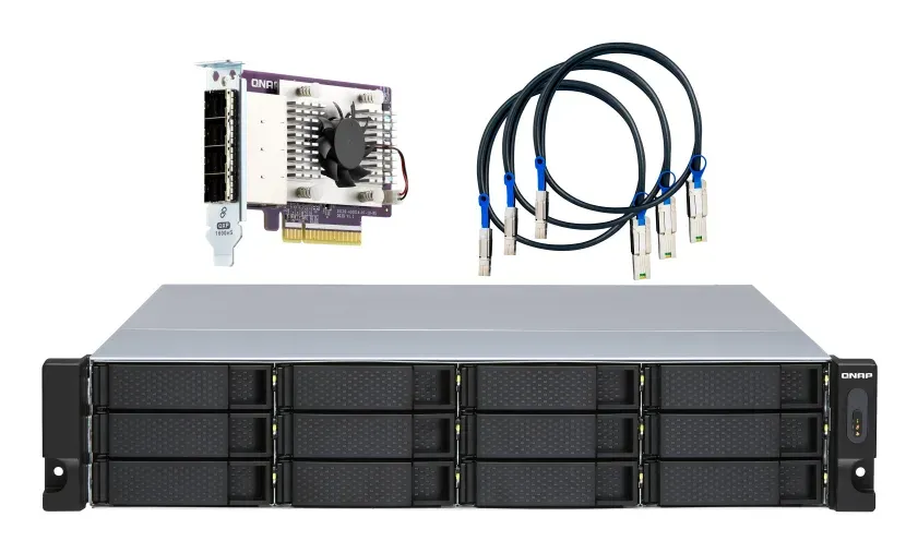 QNAP TL-R1200S-RP - úložná jednotka JBOD SATA (12x SATA), rack