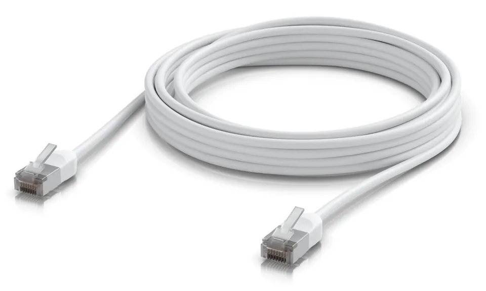 Ubiquiti UniFi Premium Patch Cable Outdoor 5m - Patch kabel, Cat6a, venkovní, bílý, 5m