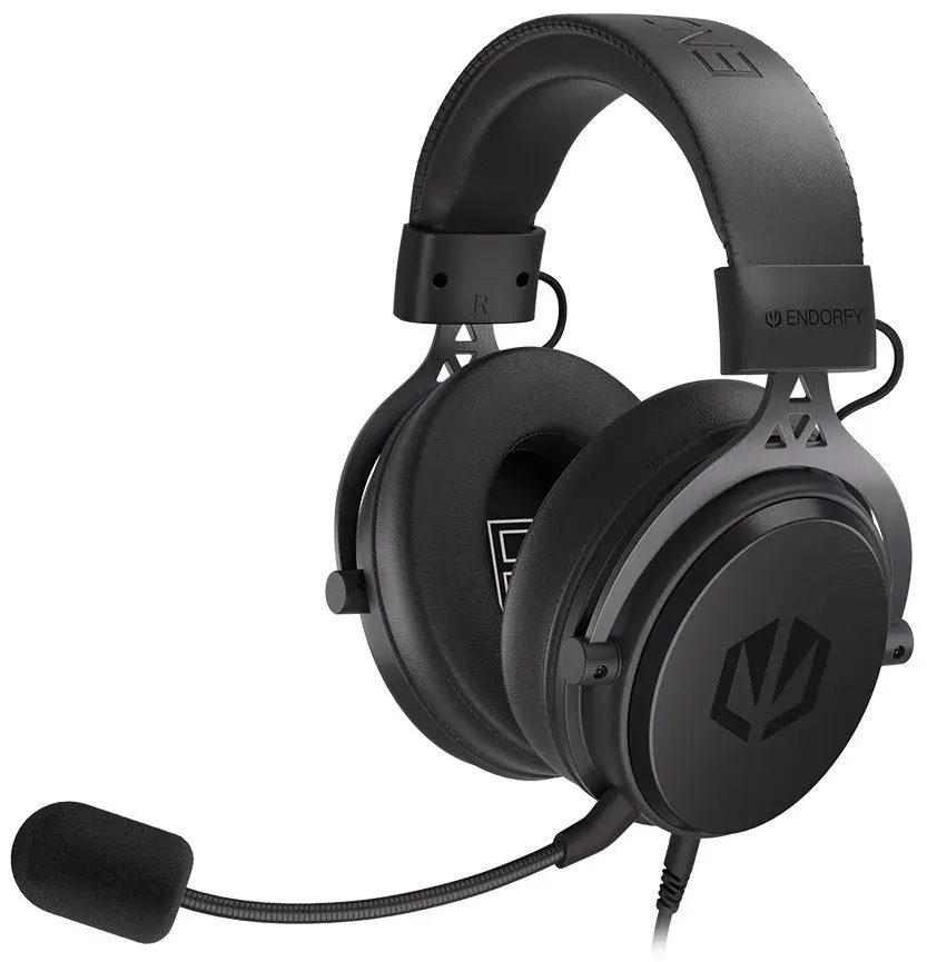 Endorfy headset VIRO Plus USB / drátový / s odnímatelným mikrofonem / USB / čern