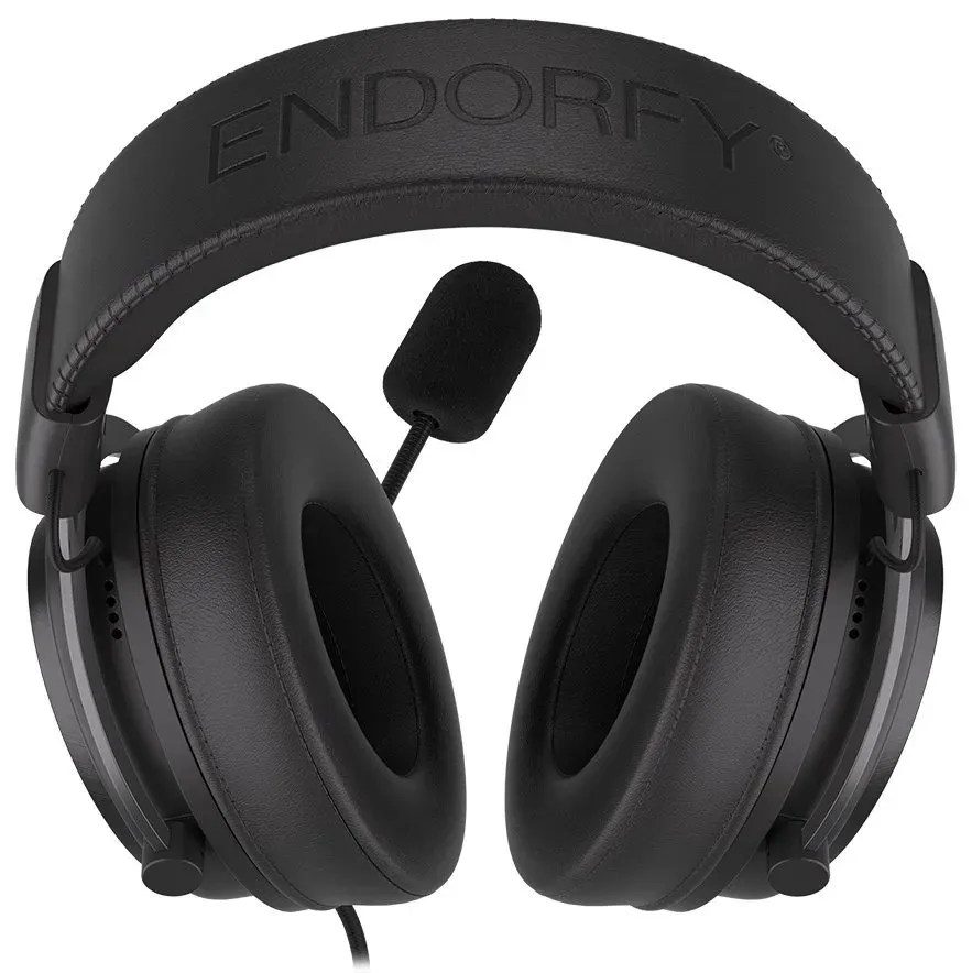 Endorfy headset VIRO Plus USB / drátový / s odnímatelným mikrofonem / USB / čern
