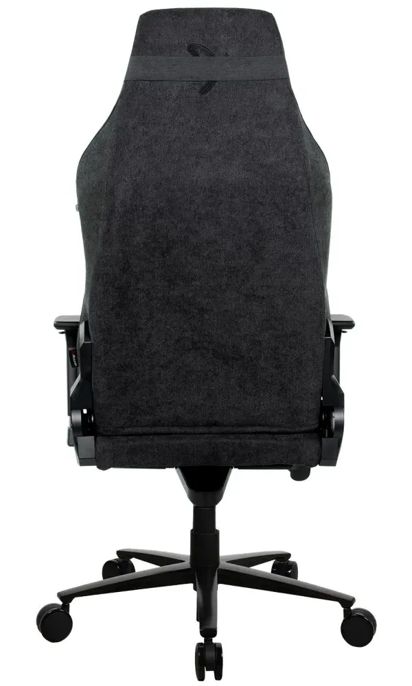 AROZZI herní židle VERNAZZA XL SoftFabric Pure Black/ látkový povrch/ černá