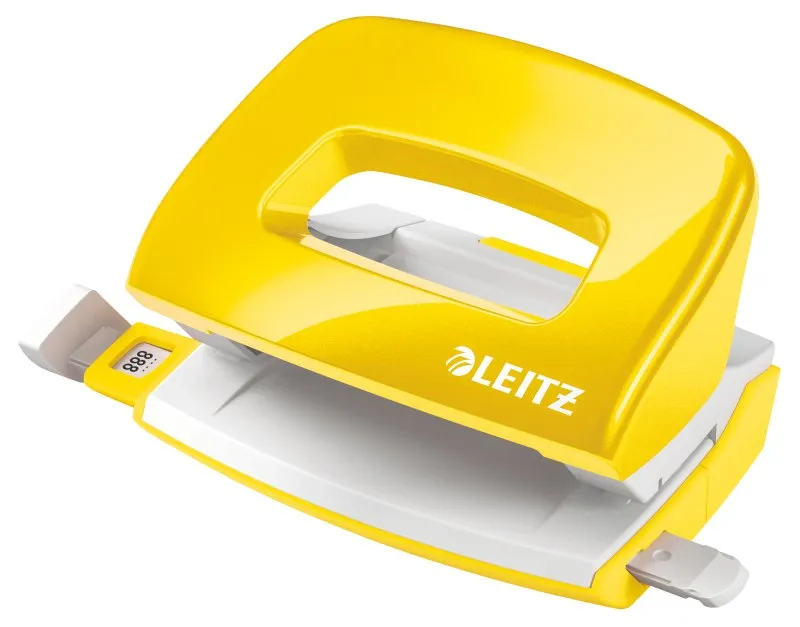 LEITZ Mini děrovačka NeXXt 5060, žlutá