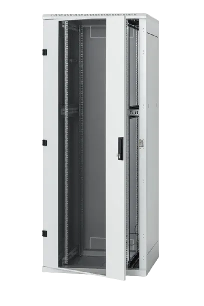 TRITON 19" rozvaděč stojanový RMA 42U 600x600, 800kg, skleněné dveře, svařovaný, šedý