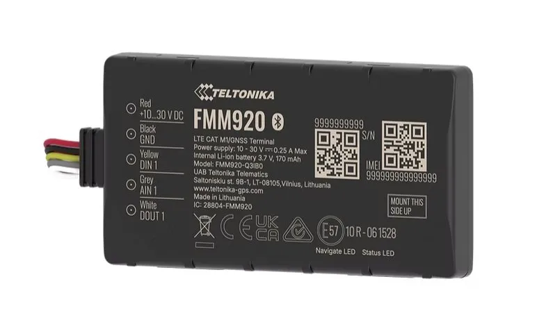TELTONIKA TELEMATICS FMM920 – kompaktní sledovací zařízení s podporou 4G LTE Cat