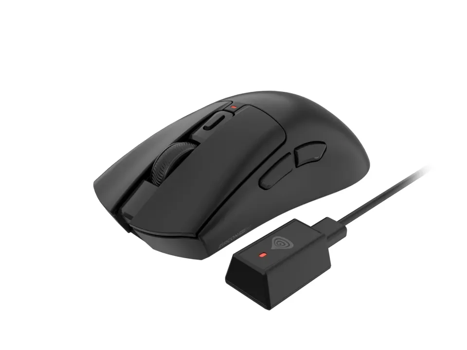Herní bezdrátová myš Genesis ZIRCON 880 PRO/Herní/Optická/30 000 DPI/USB+BT/Černá