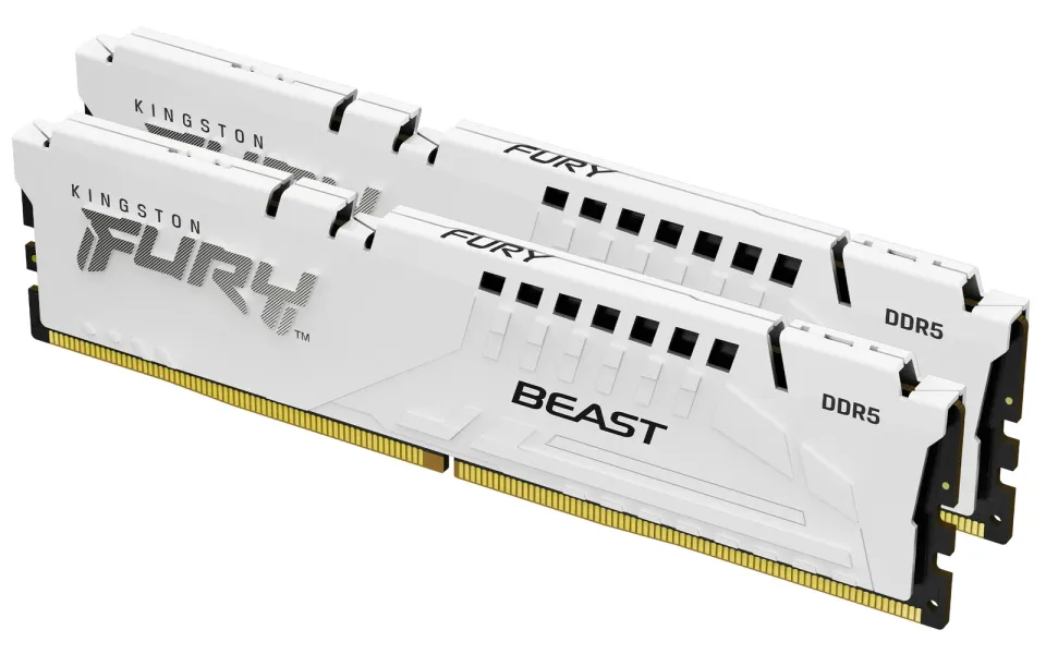 KINGSTON 64GB 6400MT/s DDR5 CL32 DIMM (Kit of 2) FURY Beast White EXPO