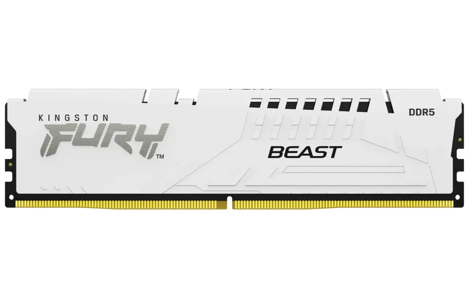 KINGSTON 64GB 6400MT/s DDR5 CL32 DIMM (Kit of 2) FURY Beast White EXPO