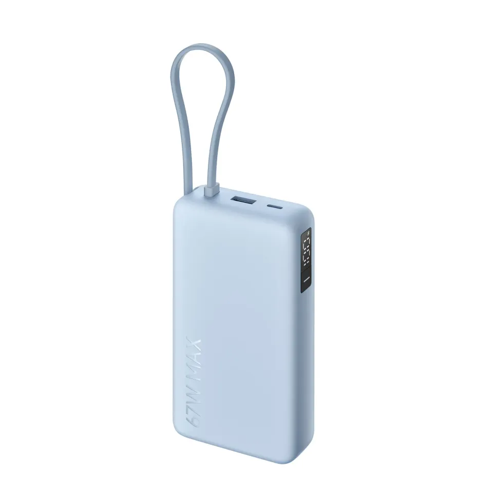 Xiaomi 67W Power Bank 20000 (Integrated Cable) Ice Blue
