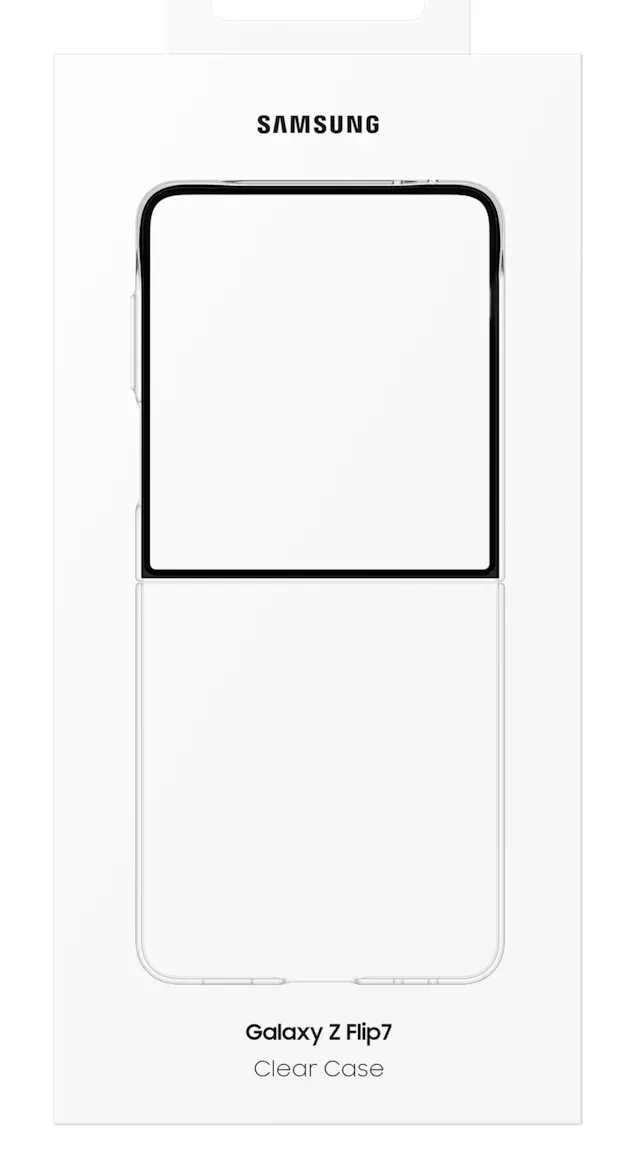 Samsung Průhledný zadní kryt Flip7 Transparent
