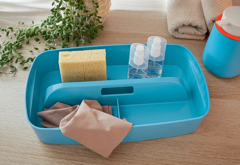 LEITZ Organizér s držadlem MyBox Cosy, klidná modrá