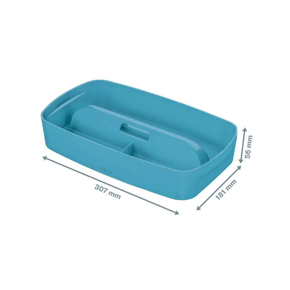 LEITZ Organizér s držadlem MyBox Cosy, klidná modrá