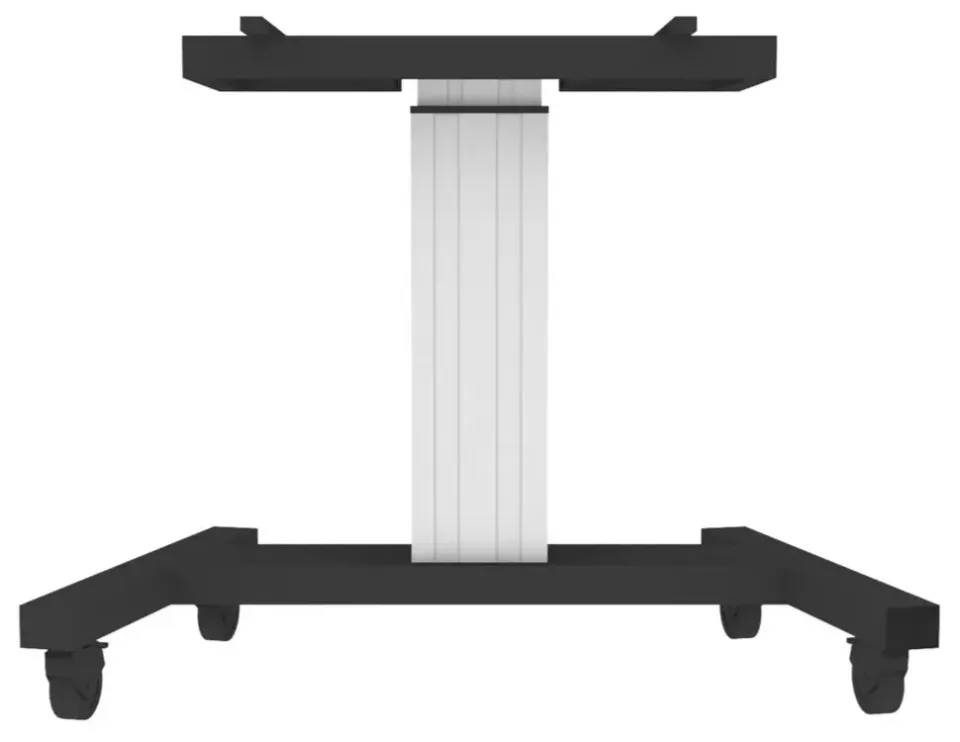 Neomounts PLASMA-M2500TSILVER / Motorised Mobile Floor Stand (90° tilt) - VESA 200x200 up to 800x600 / Silver